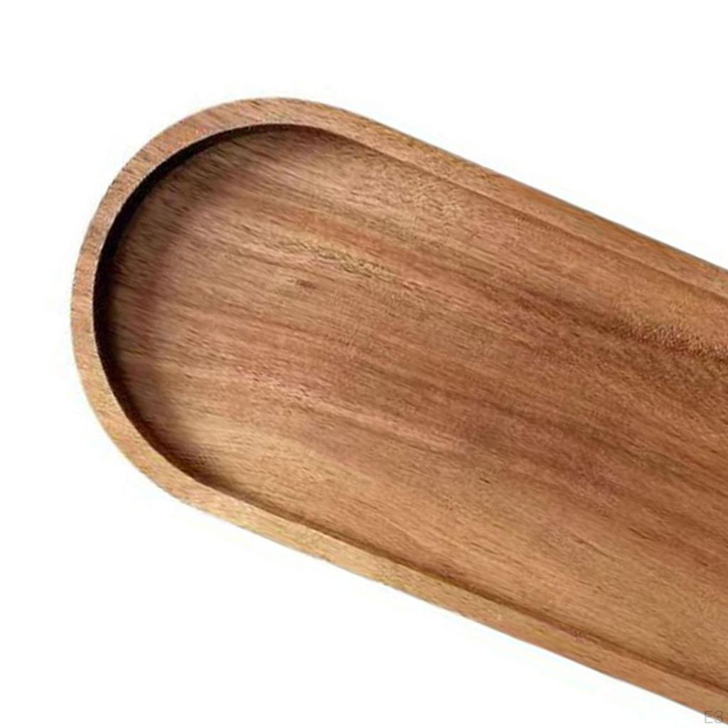 Rustic Wooden Serving Tray Set for Entertaining