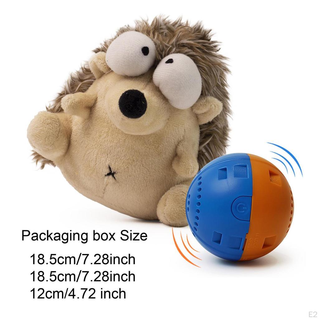 Bouncing Interactive Dog Toy Ball Squeaky Pet Plush for Small Large