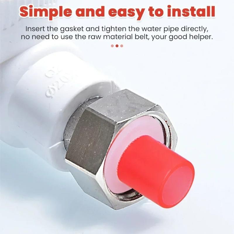 10 Pcs Plumbing Gaskets Leak Proof Quick Installation For Home Pipe Tap Repair Prevent Dripping Leakage Plug