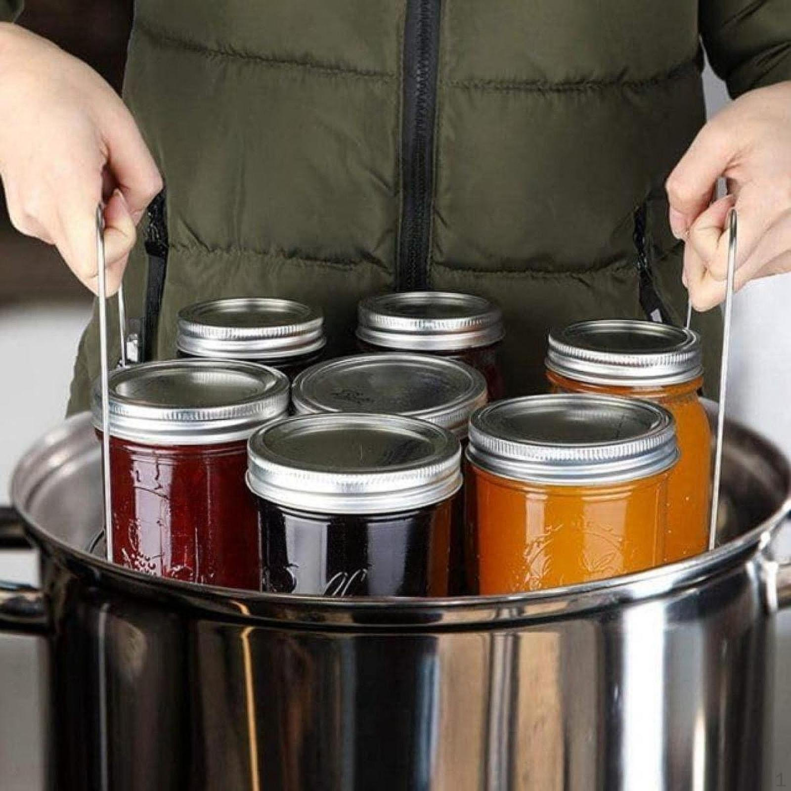 

Решетка из нержавеющей стали для консервирования Диаметр 11,4 дюйма Аксессуар Легкая Подходит для стандартных кастрюль со складной конструкцией