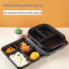 Disposable Food Container with 5 Compartments