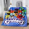 Cartoon S-Smiling C-Critters Catnap Craftycorn Soft Plush Blanket,Flannel Throw Blanket for Living Room Bedroom Bed Sofa Cover