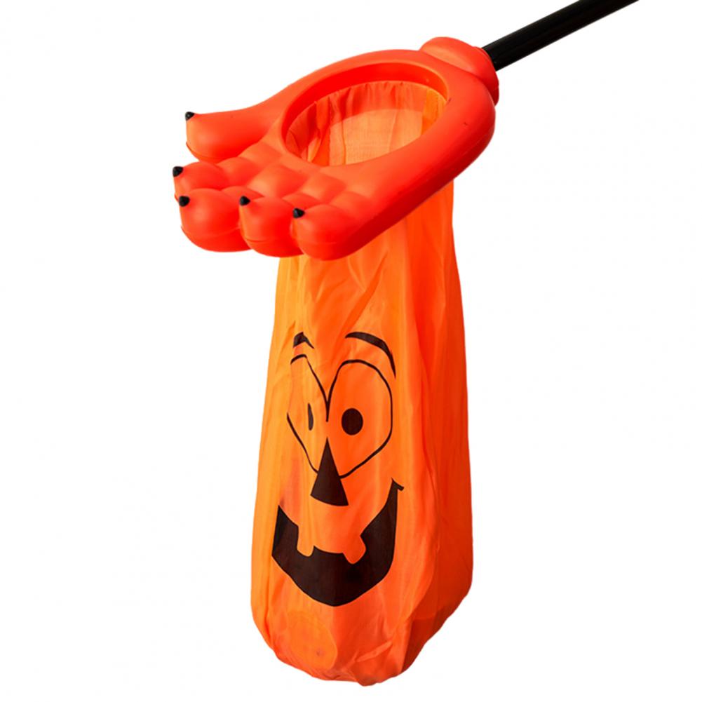 

Trick or Treat Bag Unique Candy Holder Halloween Pumpkin Handbag with Capacity Sturdy Design for Trick-or-treating Gift Giving помаранчевий