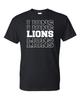 Detroit Lions Unisex T-Shirt Lions Football Shirt, Sizes S-5XL & Youth Kids Unisex T-Shirt