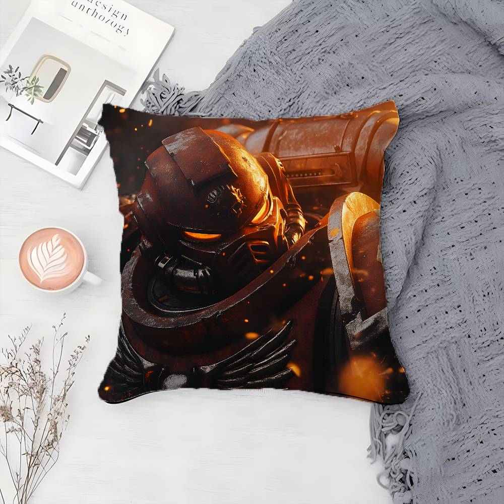 Cool Character W-Warhammer 40,000-MT King Pillow Case Printing Pillowcase Living Room Sofa Cushion Cover Bedroom Room Decor