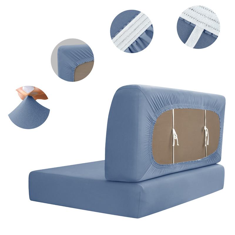 2 Stück/Set Wohnmobil Dinette Polsterbezüge Dehnbar Camper Sofa Sitzbezüge Verstellbare Essplatz-Sitzbezüge Bank Rückenlehnen-Dekor