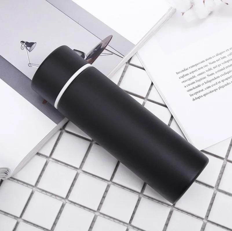 Stainless Steel Vacuum Portable Double Layer Travel Thermos Compact Mini Straight Water Cup Home Supplies