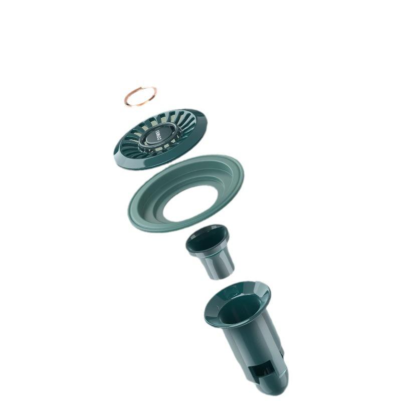 Silicone Floor Drain Cover: Odor-Proof, Anti-Backflow Inner Core for Toilets & Bathrooms