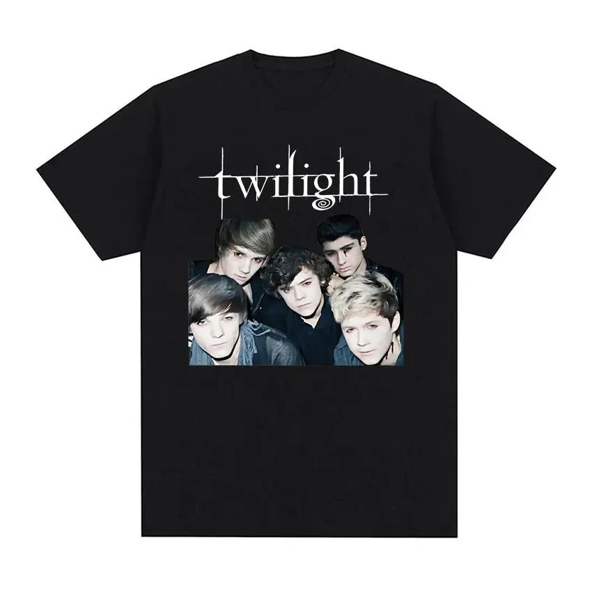 Robert Pattinson Edward Twilight Graphic T Shirt Unisex Fashion Cotton Short Sleeve Tshirts Unisex Retro ONeck Oversized Tshirt