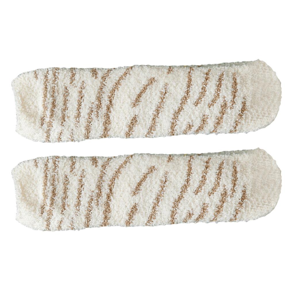 

Теплые носки Мягкие плюшевые тапочки Гольфы для сна Мультяшные напольные носки для дома Осень Зима белый