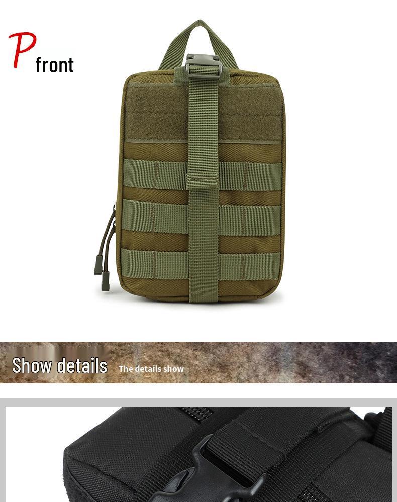 800D Tactical Medical Pouch & Waist Pack: Multifunctional MOLLE Rescue Bag for Outdoor Climbing