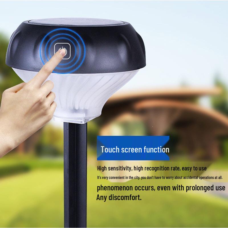 Solar-Powered RGB Waterproof Garden Lamp for Outdoor Use