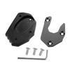 X AUTOHAUX 1 Set Motorcycle Kickstand Pad Side Stand Bracket Foot Extension Envelope Plate Support for Kawasaki Z900RS 2018-2022 Black