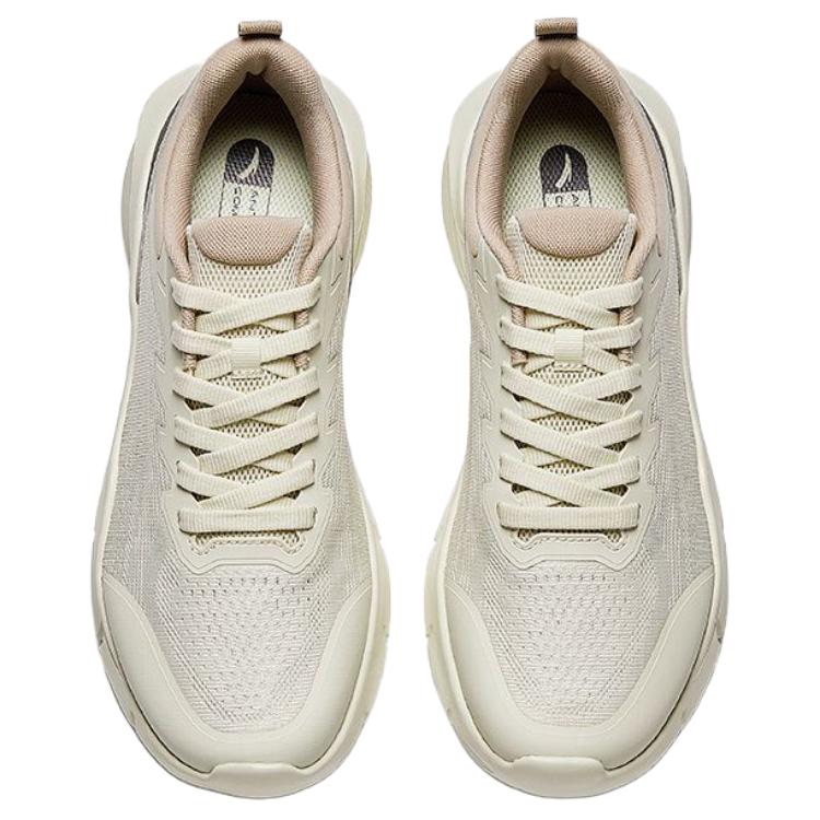 Anta Cushioning Breathable Coverage Low top Casual Running Shoes Men's Coarse Heather Gray Sneakers 912527751-4