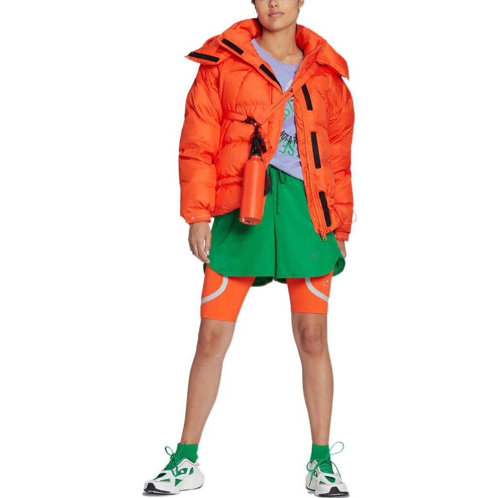 Adidas Stella McCartney Puffer Jacket Women's Orange HI6085