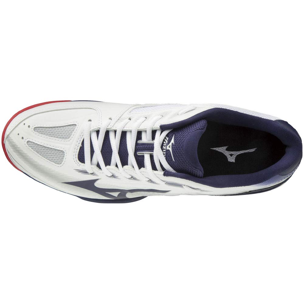 Tennis Shoes Wave Exceed 3 OC White X Navy X Red Cm 2E [Mizuno] 22.5