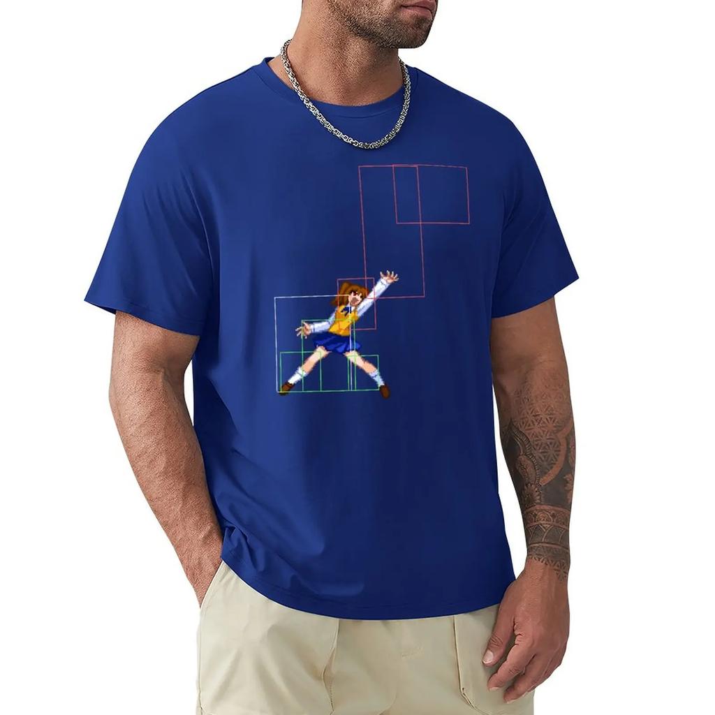 Melty Blood Actress Again Código Atual Satsuki 623C Camiseta para um menino anime masculina camisetas altas