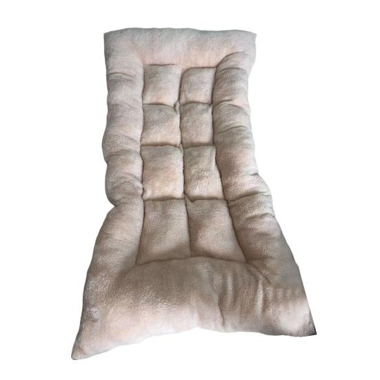Quilted Pet Sleeping Pad Dog And Cat Bed Mat Soft Plush Cushion with Thick Padding Cozy Pet Mattress for Crate Floor Couch Use