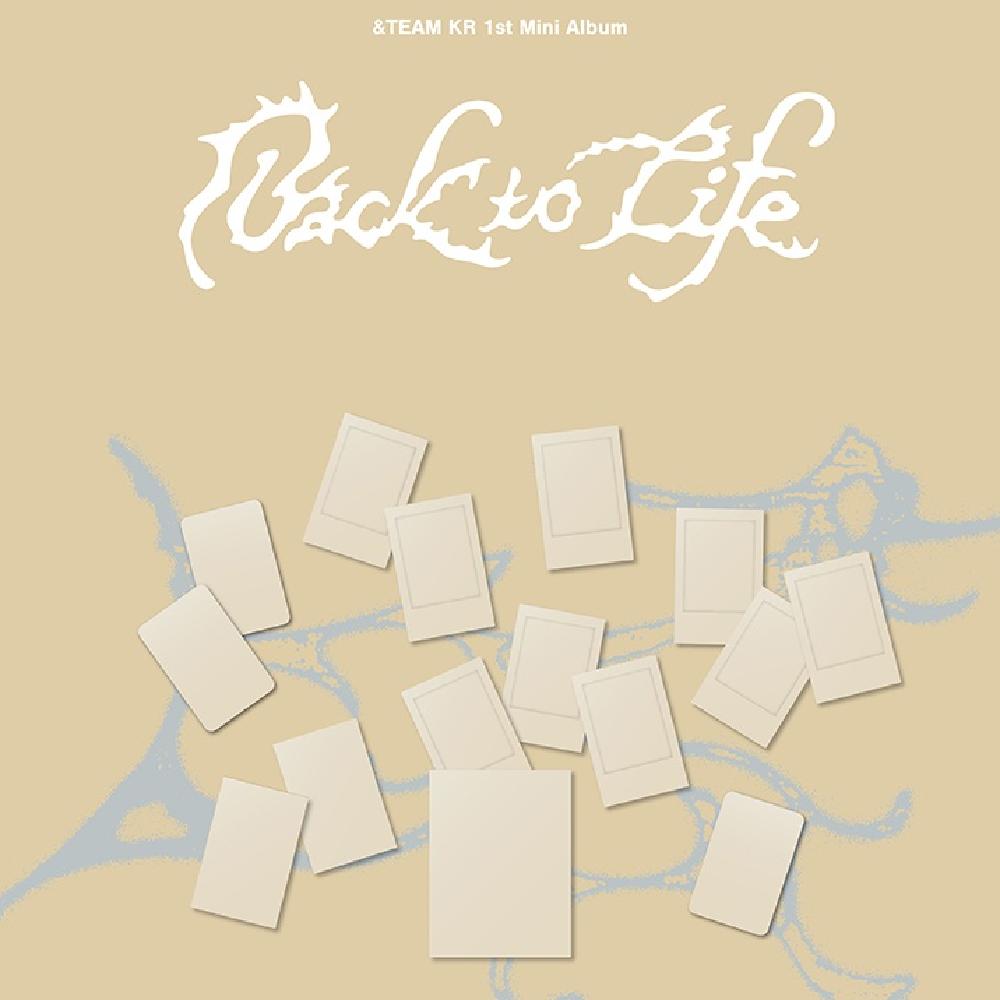 Pre-order &TEAM KR 1st Mini Album Back To Life Weverse Albums Ver. & POB