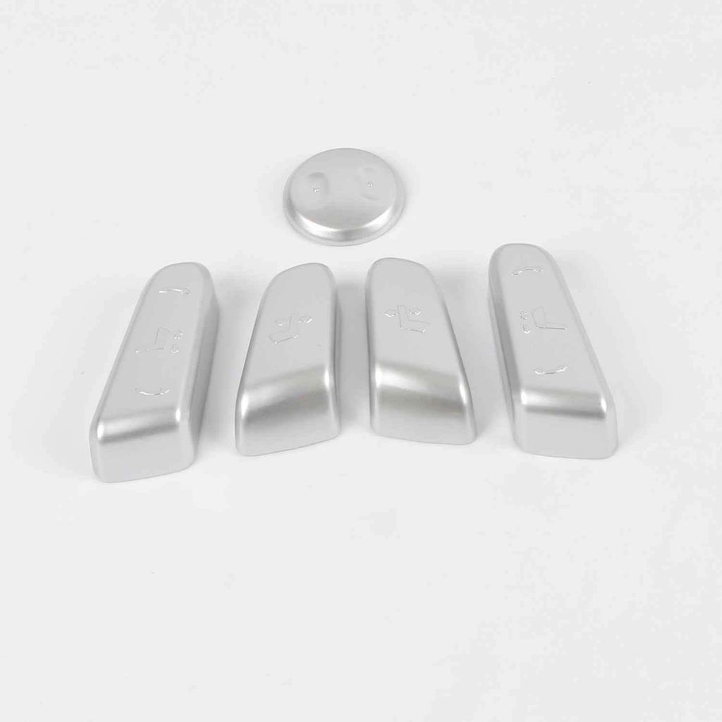For Hyundai Palisade 2018 ABS Matte Front Seat Adjustment Buttons Frame Cover Trim Car Styling Accessories