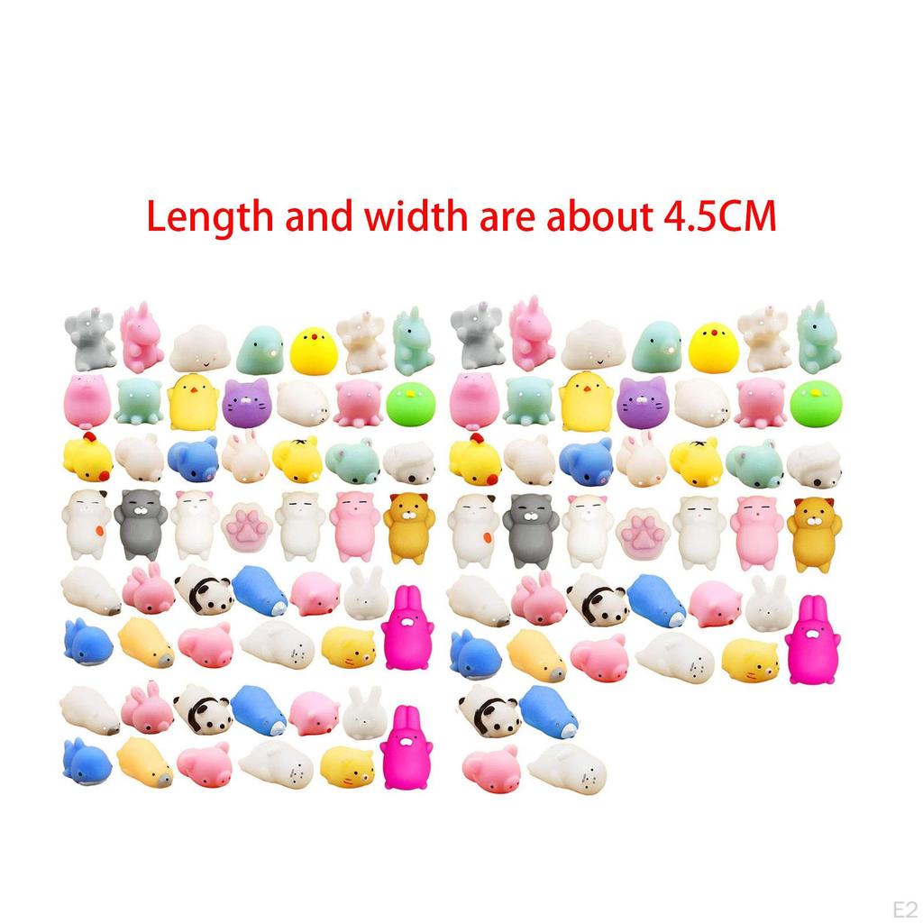 100x Miękkie Zabawki Sensoryczne Fidget na Prezenty Wypełniacz do Torebek z Upominkami dla Dzieci