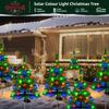 1/2/4PCS Solar Christmas Tree Lights Waterproof Outdoor LED Garden Lamps For Lawn Patio Landscape Decoration Party