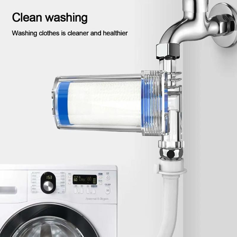 Universal Water Pipe Filter Pp Cotton Shower Bath Sprayer Strainer Faucet Water Heater Purification Kitchen Bathroom Fittings