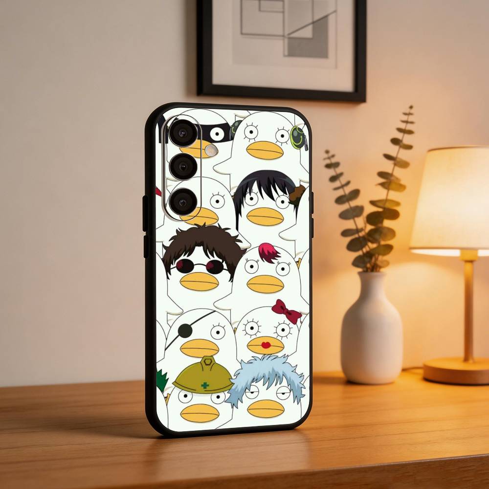 Gintama-Sakata Gintoki Phone Case For Samsung A73,A21s,A22,A31,A32,A52,A53,A71,A80,Soft Black Shell