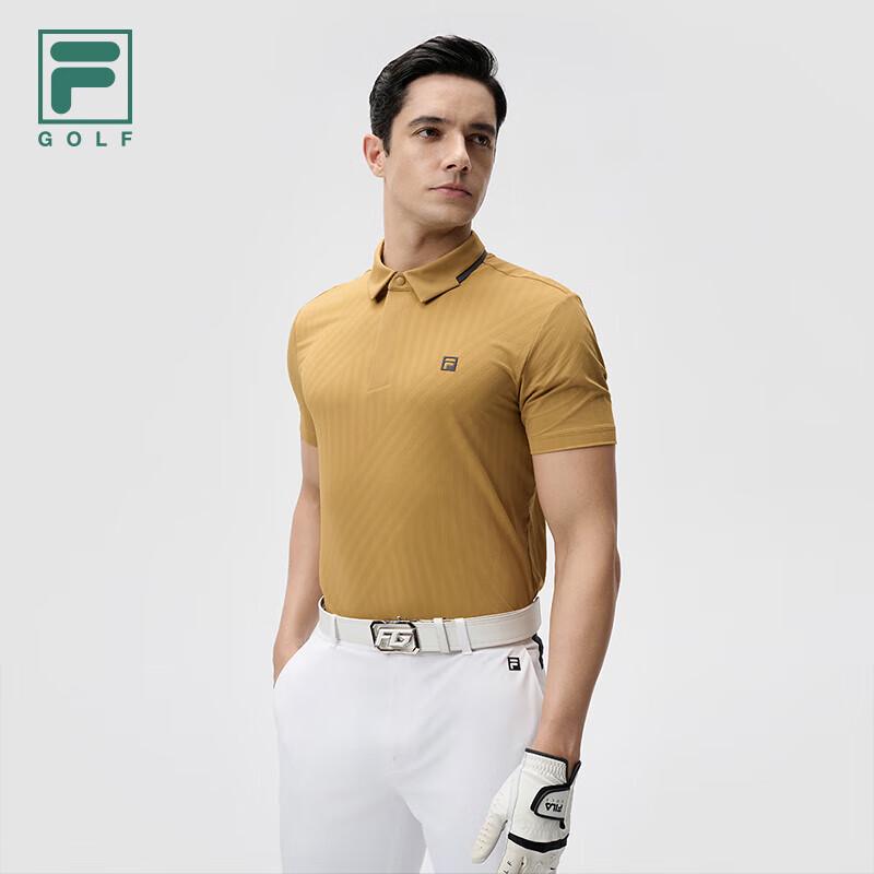 FILA Men s Knit Short Sleeve Polo Shirt L