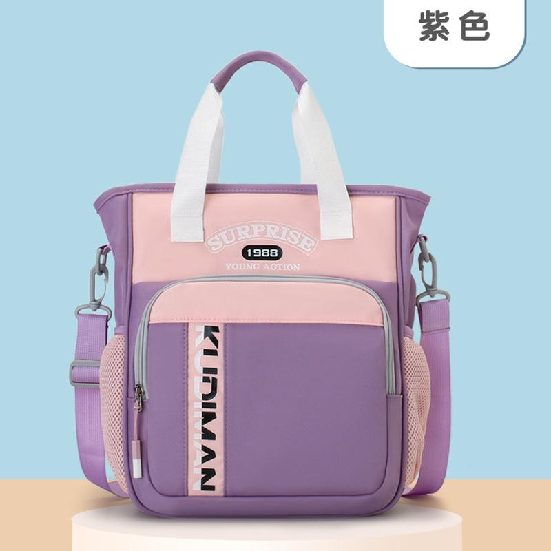 School Bag High Value Student Tutoring Bag Large Capacity Portable School Bag Lightweight Spine Protection Book Bag Versatile Anti-splashing Backpack