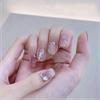 B640 Magic Mirror Ice Grape Nail Art Crystal Powder & Patches