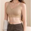Women Front Zip Wireless Bra Four Way Lift Support Comfortable Lingerie