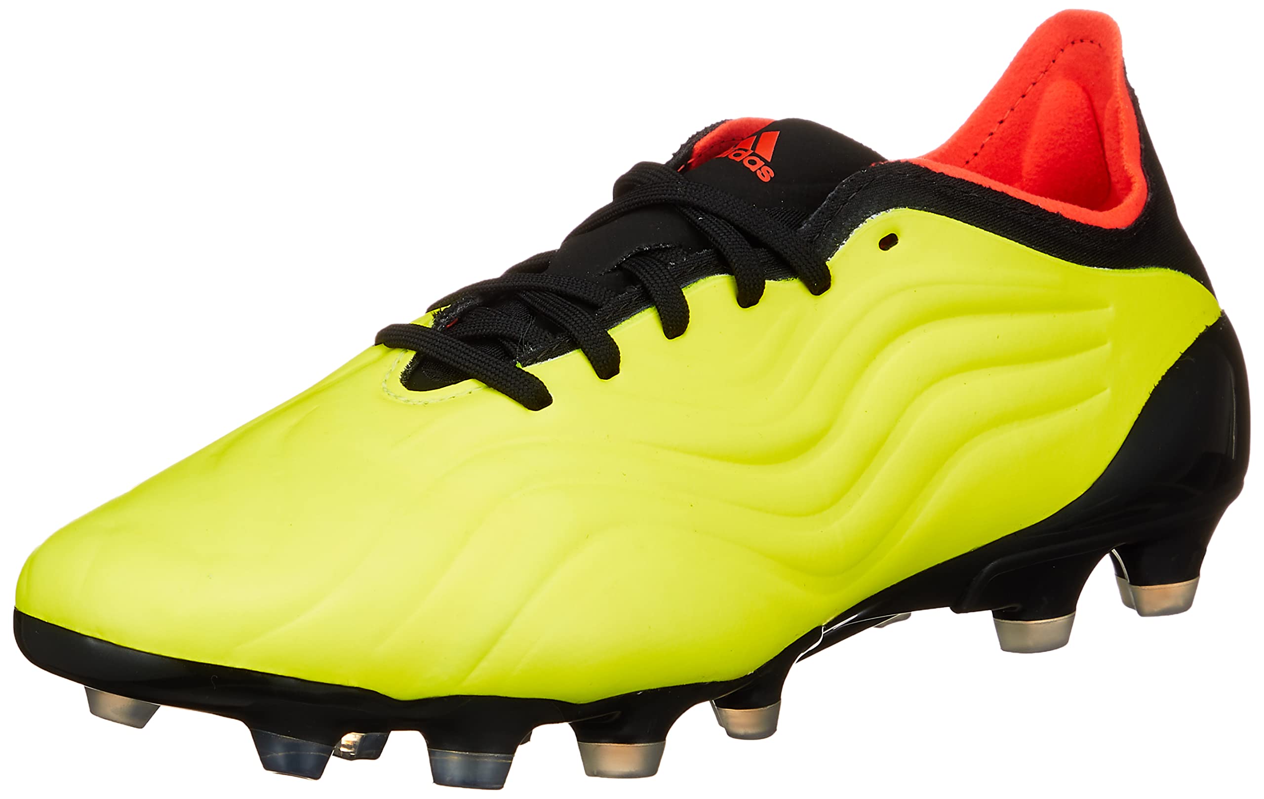 Adidas Copa Soccer Cleats for Soil and Artificial Team Solar Black Size Sense.1 HG/AG Turf, MBV71, Yellow/Solar Red/Core (HP2931), 24.5cm