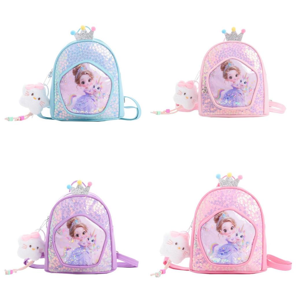 Children Cartoon Backpack With Lightweight Pu Material For Kindergarten Kids