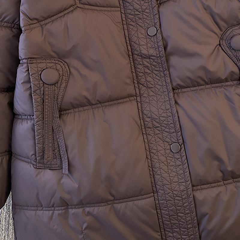 Fashion Middle age Woman Winter Coats Hooded Thick Warm Casual Winter Jacket Women's Parkas