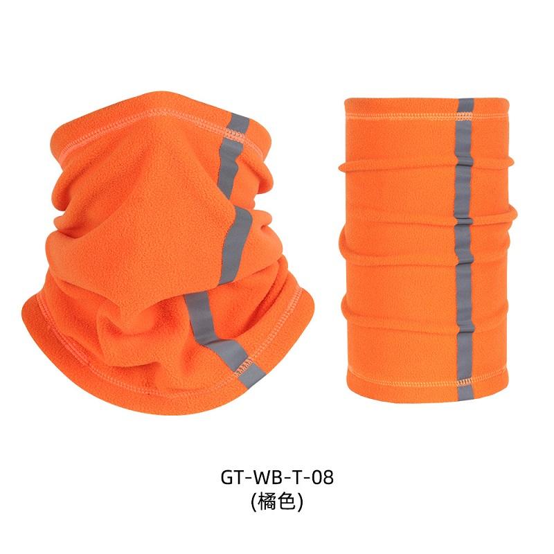 Winter Multifunctional Fleece Neck Gaiter Outdoor Windproof Reflective Strip Polar Fleece Face Mask Bandana