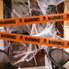 Adhesive Caution Tape for Halloween Party Effective Hazard Marking Festival Event House Decors Warning Tape