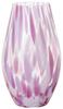 ADERIA Tsugaru Vidro Colorful Wind Flower Vase, Spring Flower Design, Made In Japan. Stylish Glass Vase for Flowers, Dried Flowers, and Ikebana. A Per