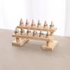Modern Cone Ring Display Stand Multi-layer Ring Storage Rack Wood Rings Display Holder  Key