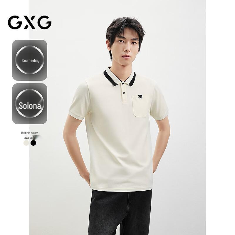 GXG Men s Cotton Blend Colorblock Polo Shirt XXL