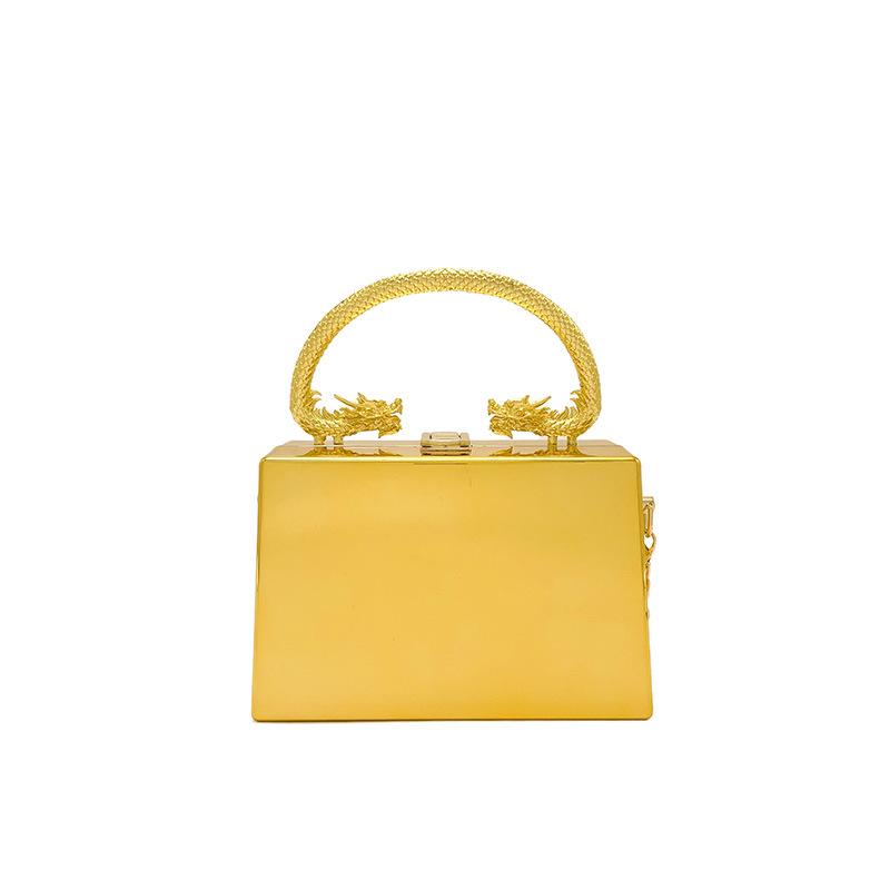 Bags Acrylic box bag 2025 new European and American fashion mirror dinner bag women's diamond messenger box bag