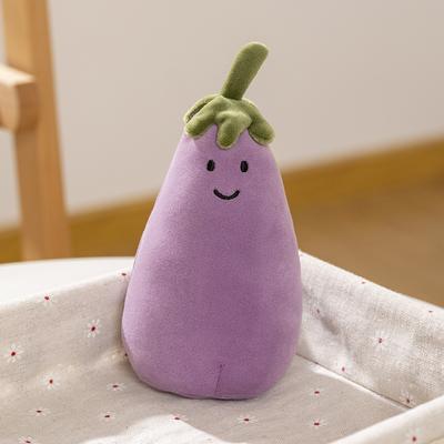 Funny Cute Eggplant Doll Cute Plush Toy Vegetable Doll Children's Ornaments Girls' Holiday Gift