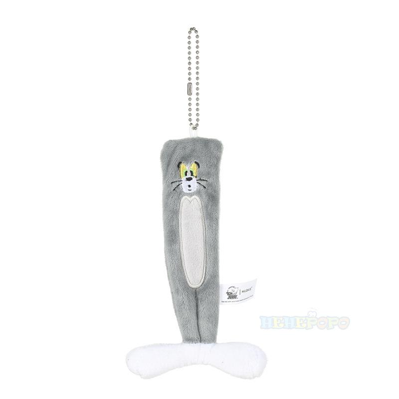 Tom and Jerry Cartoon Wacky Animal Keychain Cute Plush Cat Keyring for Women Doll Keychain Backpack Pendant Ornaments Girls Gift