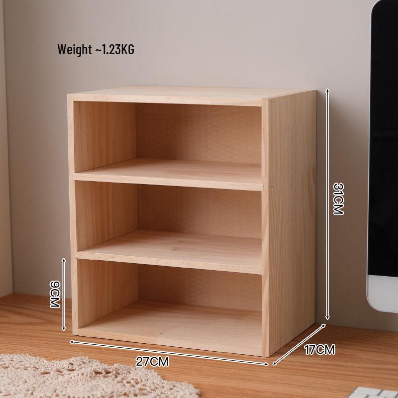 Mehrschichtiges Desktop-Bücherregal zur Aufbewahrung für Zuhause, Schlafzimmer oder Studenten