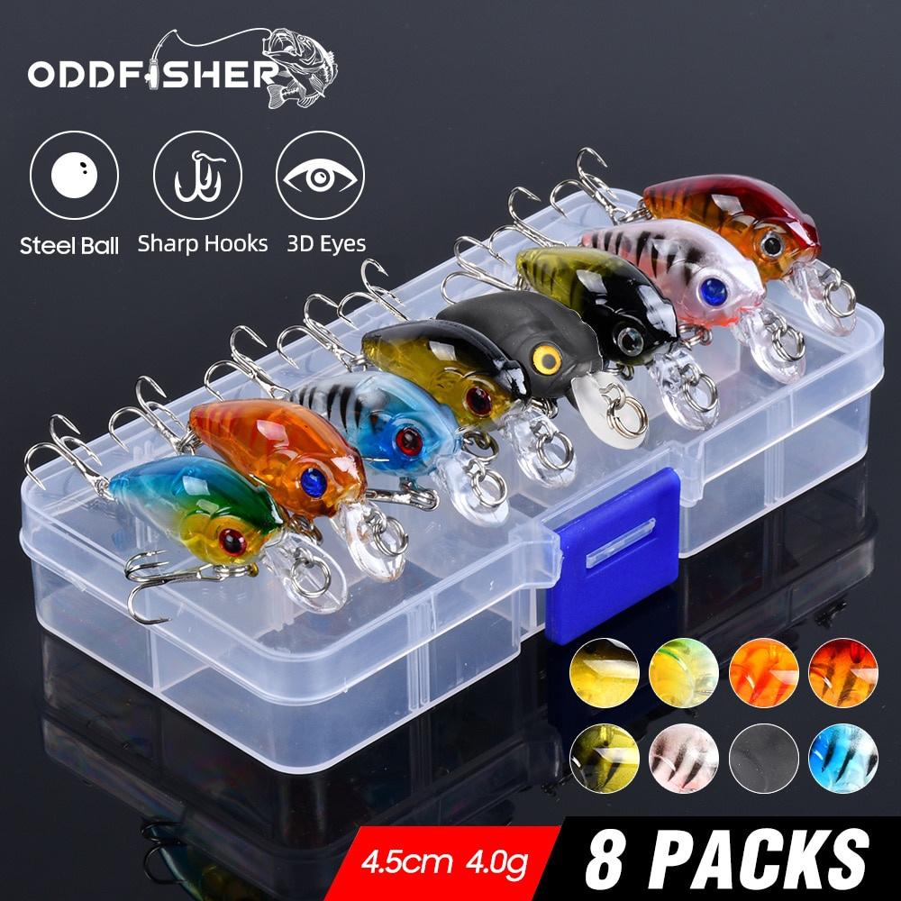 1 komplekts vai mazumtirdzniecība Crankbaits jauktas
