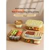CAMUZ Amber Glass Lunch Box with Utensils