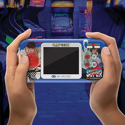 My Arcade Street Fighter II Pocket Player Portable Game System with 2 Games and a 2.75-inch Color Screen