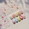 Tomoni Cute Little Bear Nail Art Stickers - Thin, Tough, Japanese Stationery for Kids