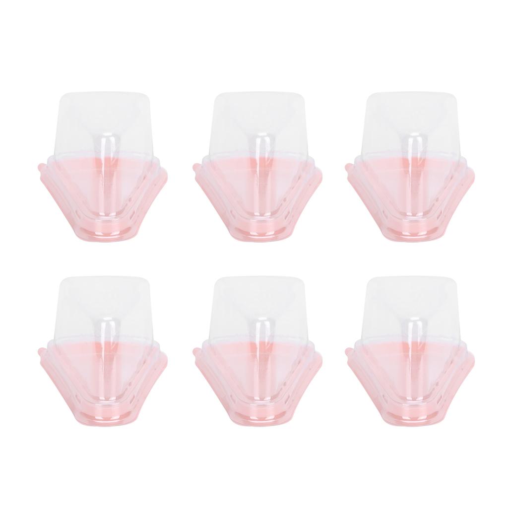 100 szt. Trójkątne Pudełko na Ciasto Przezroczyste PET Pojemnik na Opakowanie Babeczek