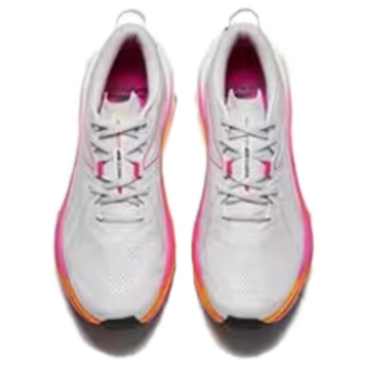 Anta Falcon 2 Elite Fashion Trend Support Non-Slip Low-Top Carbon Plate Trail Running Shoes Men Sneaker Gray Pink 112445516A-4